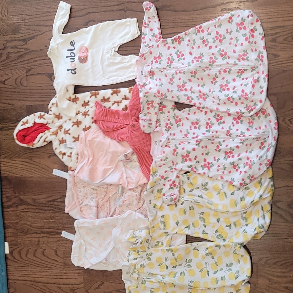 Sleep Sacks, swaddles, onsies